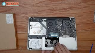 13” MacBook Pro A1278 2011 Cracked Trackpad and Super Swollen Battery Replacement