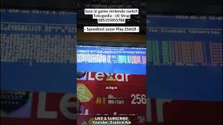 Speed Test Lexar Play 256GB On Nintendo Switch #nintendoswitch #lexar #microsd #sdcard #speedtest