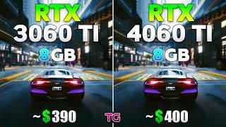 RTX 3060 Ti vs RTX 4060 Ti - Test in 10 Games