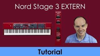 Nord Stage 3 Extern Connect Tutorial  External