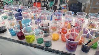 Behind the Scenes - Mixing Day - Tips and Tricks for Mixing Your Fluid Paints -- Acrylic Pouring