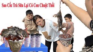 DTVN Vlog  Tập 183 Bài học nhớ đời cho kẻ giám bắt nạt trẻ trâu TRÀ SỮA CÓ CON CHUỘT 