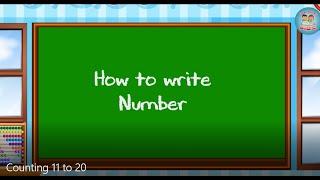 Learn How to Write Numbers from 21-30. Numbers Learning for Kids