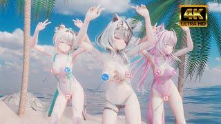 【Hololive MMD】HoloX「Crab Rave」4K60FPS