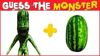 Guess The MONSTER By EMOJI  Zoonomaly Horror Game  All Character Jumpscares  Zookeeper Stick...