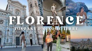 travel vlog FLORENCE ITALY + TUSCANY & CINQUE TERRE day trips