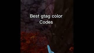 Best gtag color codes . Like for part 2 #gorillatag #shorts #vr #gt #subscribe #color #code