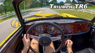 1976 Triumph TR6 - The Inline 6 British Classic You can AFFORD POV Binaural Audio