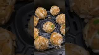SEAFOOD Appetizer in the AIR FRYER  Easy Recipe for Mini Crab Cakes #shorts28 #appetizer #seafood