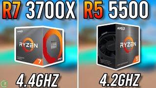 Ryzen 7 3700X vs Ryzen 5 5500 - Tested in 2024