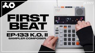 EP-133 K.O. II Sampler Composer  First Beat Tutorial  teenage engineering