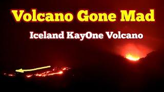 Volcano Gone Mad Huge Surge Of Lava Flowing Towards North Iceland KayOne GPS Land Rise