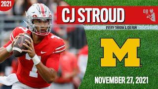 CJ Stroud - Every Throw vs Michigan 2021