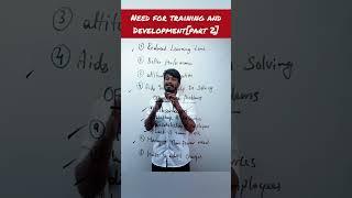 need for training and development part 2 - staffing class 12 business studies #shorts