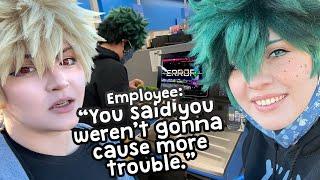 WE BROKE WALMART... Cosplay in Public  Thanksgiving Vlog  My Hero Academia