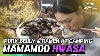 C.C. Pork belly and ramen in the valley Its good #MAMAMOO #HWASA