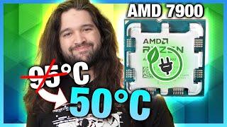 Crazy Good Efficiency AMD Ryzen 9 7900 CPU Benchmarks & Thermals