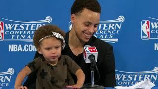 When Steph Currys Daughter Riley Stole the Show 