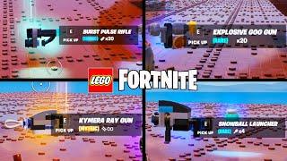 New Weapons First Look LEGO Fortnite Island