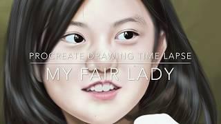 iPad pro + Procreate drawing time lapse - 허정은 Heo Jeong-eun