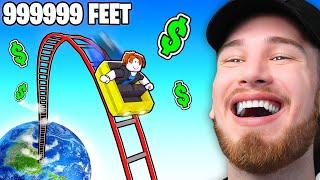 Spending $100000 ROBUX for the TALLEST ROLLERCOASTER in Roblox