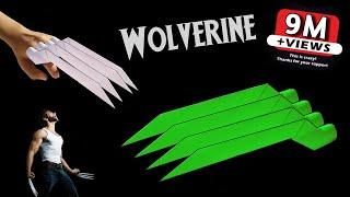 How to Make Wolverine Claw from Paper?  X-MEN Wolverine claws