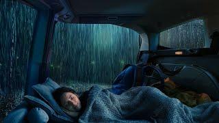 Rain Sounds For Sleeping - 99% Instantly Fall Asleep With Rain Sound  outside the window At Night