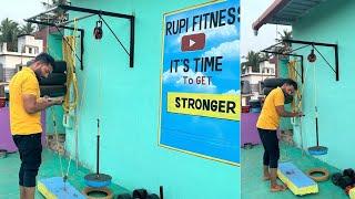 Home Gym Workout Desi Gym  Rupi fitness 