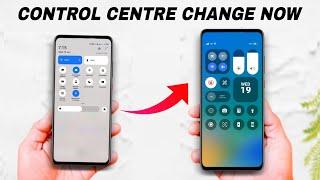 Enable New Notification Panel  For Realme  IOS 18 Control Center Enable Any Android phone 