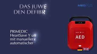 Mehrsprachiger Laien- und First Responder Defibrillator von Primedic. MedX5 - HeartSave YYA