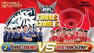 MPL-ID FINALS GAME 5 EVOS LEGENDS VS BIGETRON ALPHA  MPL SEASON 7 GRAND FINALS INDONESIA