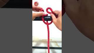 Cable tying skills at home #knotrope #lifehacks #homemade #satisfying #viral #tyingshoelaces #rope