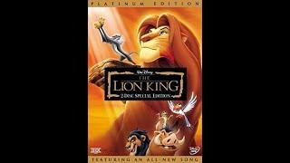 The Lion King 2-Disc Special Edition 2003 DVD Overview Both Discs