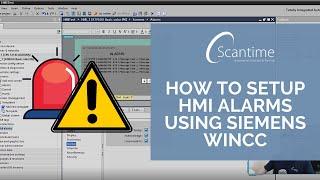 How to Setup HMI Alarms using Siemens TIA Portal WinCC