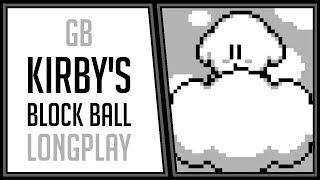 Kirbys Block Ball Best Ending  GB  Longplay  Walkthrough #1 4Kp60
