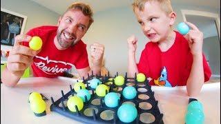 Father & Son PLAY BOUNCE OFF  The Trick Shot Game