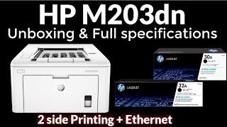 HP LaserJet Pro M203dn Printer Full Specifications & Review