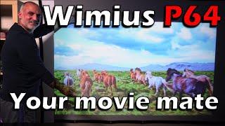 WIMIUS P64 FHD video projector review & best picture settings