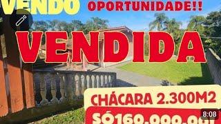 #143#VENDIDA-CHÁCARA 2.300M2 IBIÚNA. OPORTUNIDADE R$160.00000