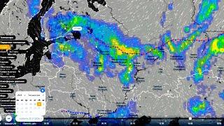 В начале третьей декады июля на ЕТР пройдут дожди. Прогноз погоды