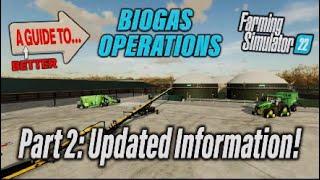 FS22  A BETTER GUIDE TO… BIOGAS PLANTS  Farming Simulator 22  INFO SHARING PS5.