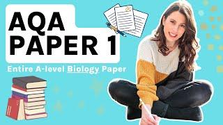 Biology A-level 2024 exams 2024. AQA paper 1 or ENTIRE AS LEVEL -Learn all the theory for the exam