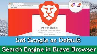 Bagaimana cara mengatur mesin pencari default ke Google di Brave Browser?