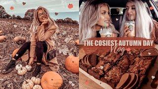 SPEND AN AUTUMN DAY WITH US VLOG  Pumpkin Picking Baking + All The Cosiness  Gemma Louise Miles