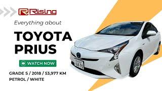 SOLD【2018】Toyota Prius 4WD Grade S 53977km - Japanese Car