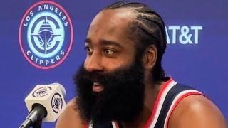 “I Have A Lot To Prove” James Harden Reacts To Paul George Comments And Clippers Media Day