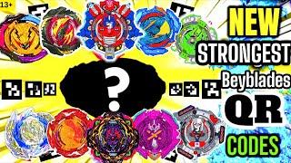 All NEW STRONGEST Beyblades QR Codes  ULTIMATE EVO VALTRYEK V8  BEYBLADE BURST QUADSTRIKE APP 2023