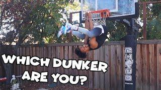 The Different Types Of Dunkers During Warmups..