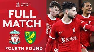 FULL MATCH  Liverpool v Norwich City  Fourth Round  Emirates FA Cup 2023-24
