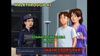 Summertime Saga 0.20.16  Main Story Part 1  Full Walkthrough #1